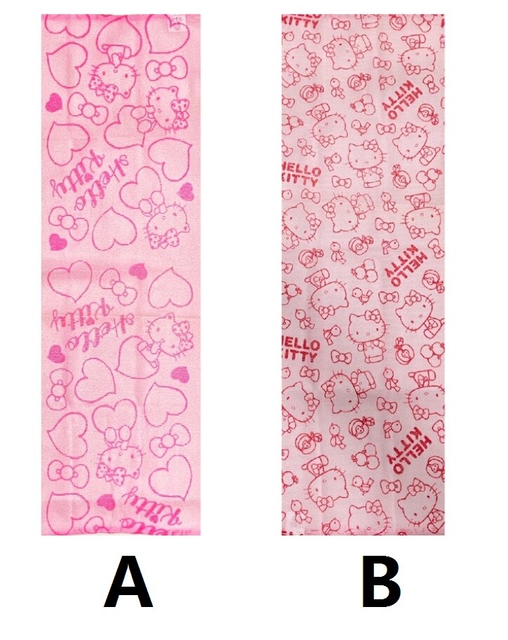 Hello Kitty Towels Scrub Bath Cleaning Cute Gift Back Foam Shower
