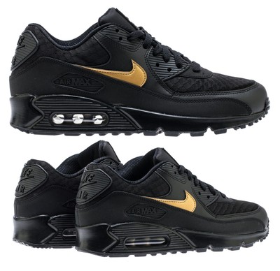 nike air max 90 essential black and gold