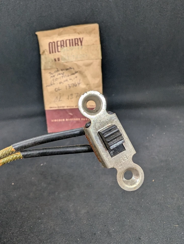 NOS 1950 1951 LINCOLN & COSMOPOLITAN OL OH IL IH MAPA INTERRUPTOR DE LUZ OL-13764 - Imagem 3 de 4