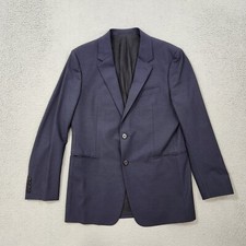 Theory Sport Coat Mens 40R Blue Navy Chambers New Tailor 2 Two Buttons Flaws 