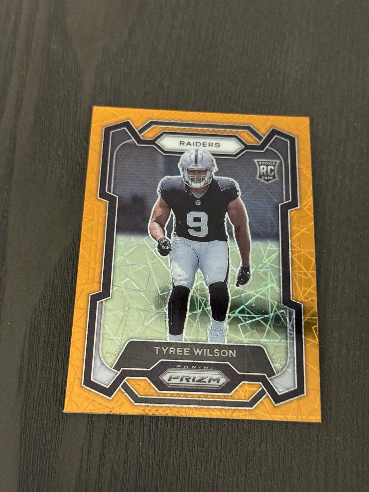 2023 Panini Prizm Rookies Orange Lazer Prizms #363 TYREE WILSON Rookie RC SP