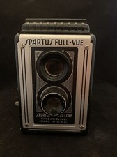 Vintage Spartus Full-Vue Box Camera 120 Film Top View Chicago Made In The USA 18