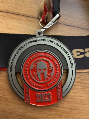 2023 Spartan Race Sprint Finisher Medal 5k
