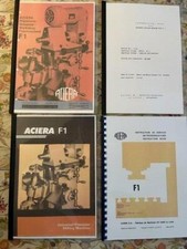 Aciera F1 Operations,Parts, Schematics, Accessories & Precision Quill Manuals x5