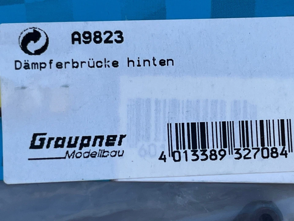 Team Losi A-9823 Losa9823 A9823 XXX-NT Graphite Rear Shocktower Bulkhead Vintage - Bild 3 von 3