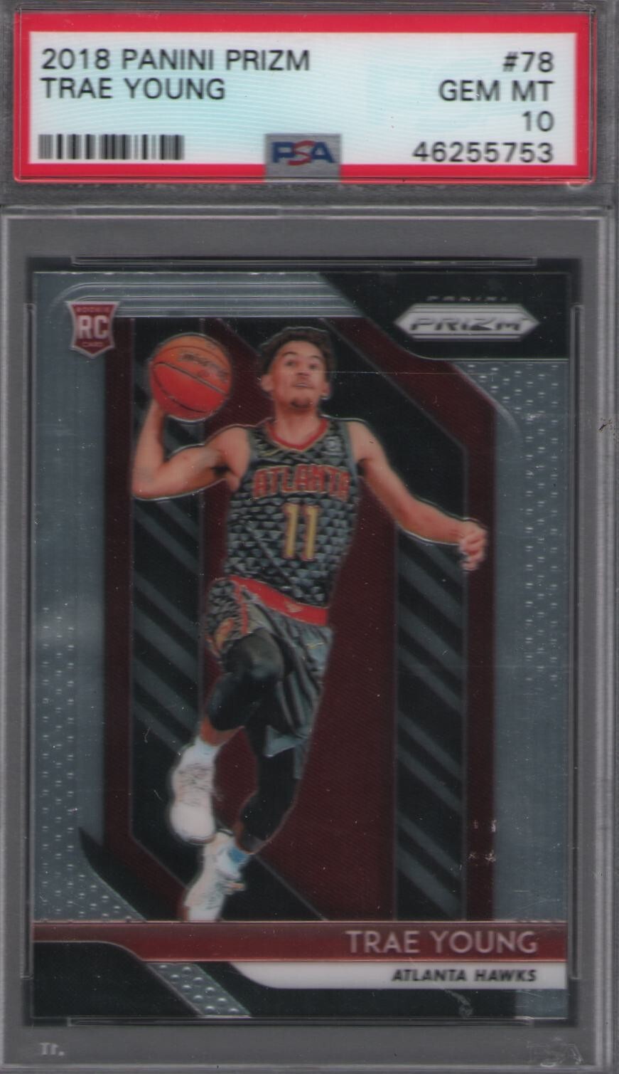 2018-19 Panini Prizm - #78 Trae Young RC ROOKIE PSA 10