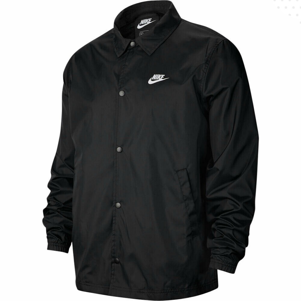 Nike Jacket Windbreaker Sportswear Just Do It Coaches Black Cj4797
