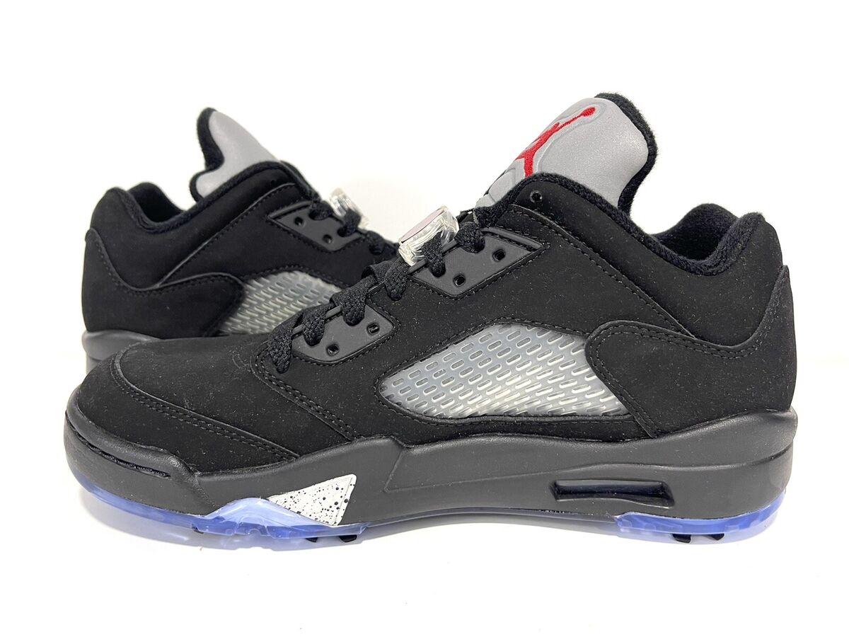 Air Jordan 5 V Low Golf Black Metallic Silver CU4523-003 Air Jordan 5 V Low Golf Black Metallic Silver CU4523-003