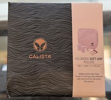 Calista Volumizing Soft Grip Rollers with Case   NEW IN BOX 