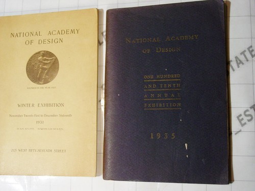 3x antique books :: National Academy of Design * exhibition guide 1930 1931 1935 - Picture 2 of 8