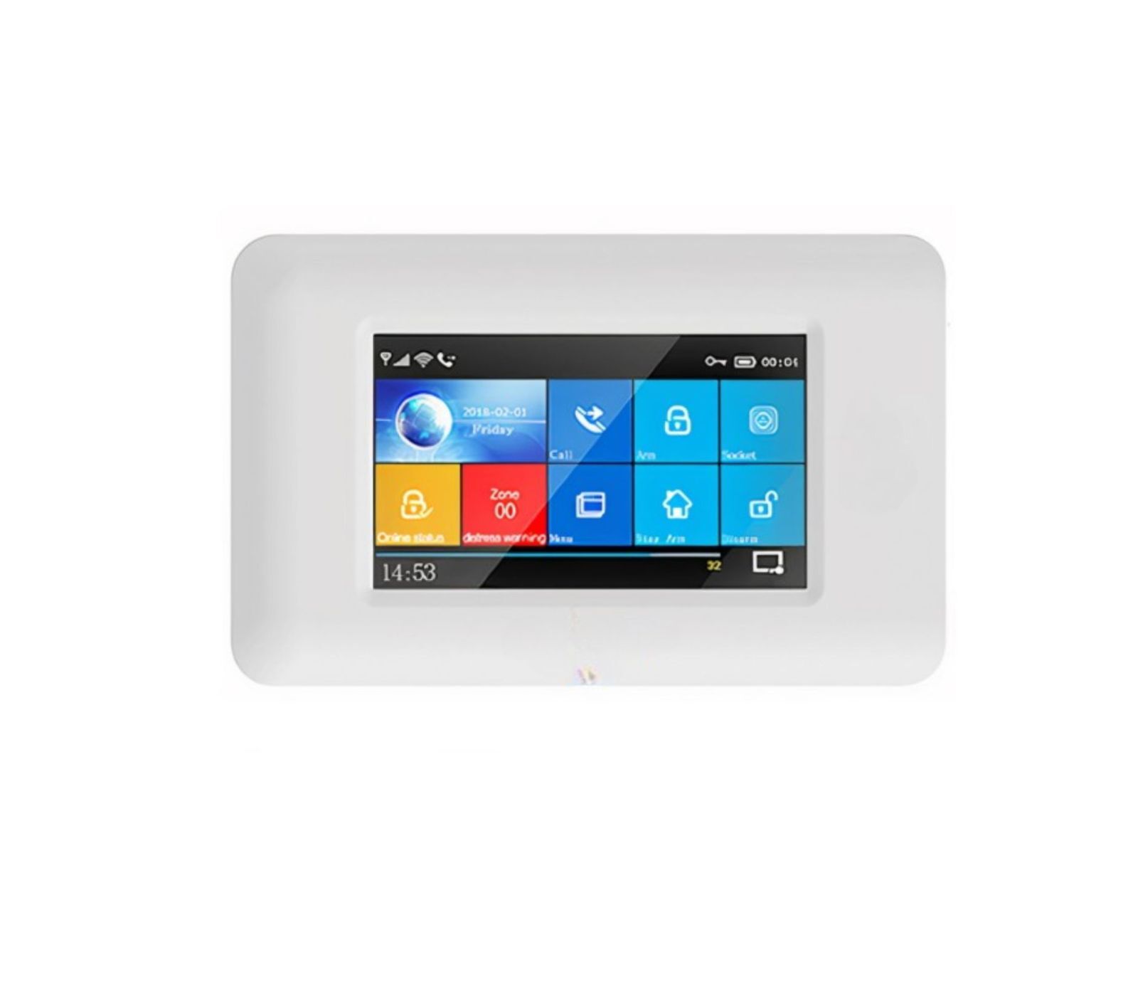 Monitor 7 Pollici Videosorveglianza HD LCD Allarme Display Colori