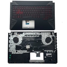 For Asus TUF Gaming FX80 FX504 Upper Case Palmrest Cover Backlit Keyboard US