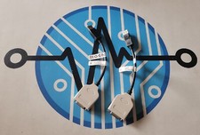 Lot of 2 Amphenol Display Port To DVI Video Adapter Cable 023NVR