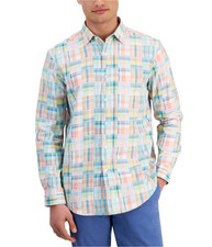 Club Room Mens Colorful Button Up Shirt