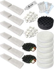 23 PCS Aquarium Media Kits Replacement for Fluval FX2 / FX4 / FX5 / FX6 Canister