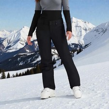  149 OBERMEYER WOMENS INSULATED MALTA PANT Size 10 SHORT BLACK 15022