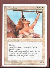Serra Angel Uncommon Ex Alternate Fourth 4th Edition Magic the Gathering MTG