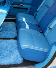 Bespoke Edition Lambo Blue Floor Mat Set Cargo Mat Pillows For Rolls Royce Ghost