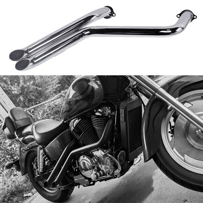 IronGrowl Rumble Tone Drag Exhaust for VT1100 Honda Shadow Exhaust Pipe Updating