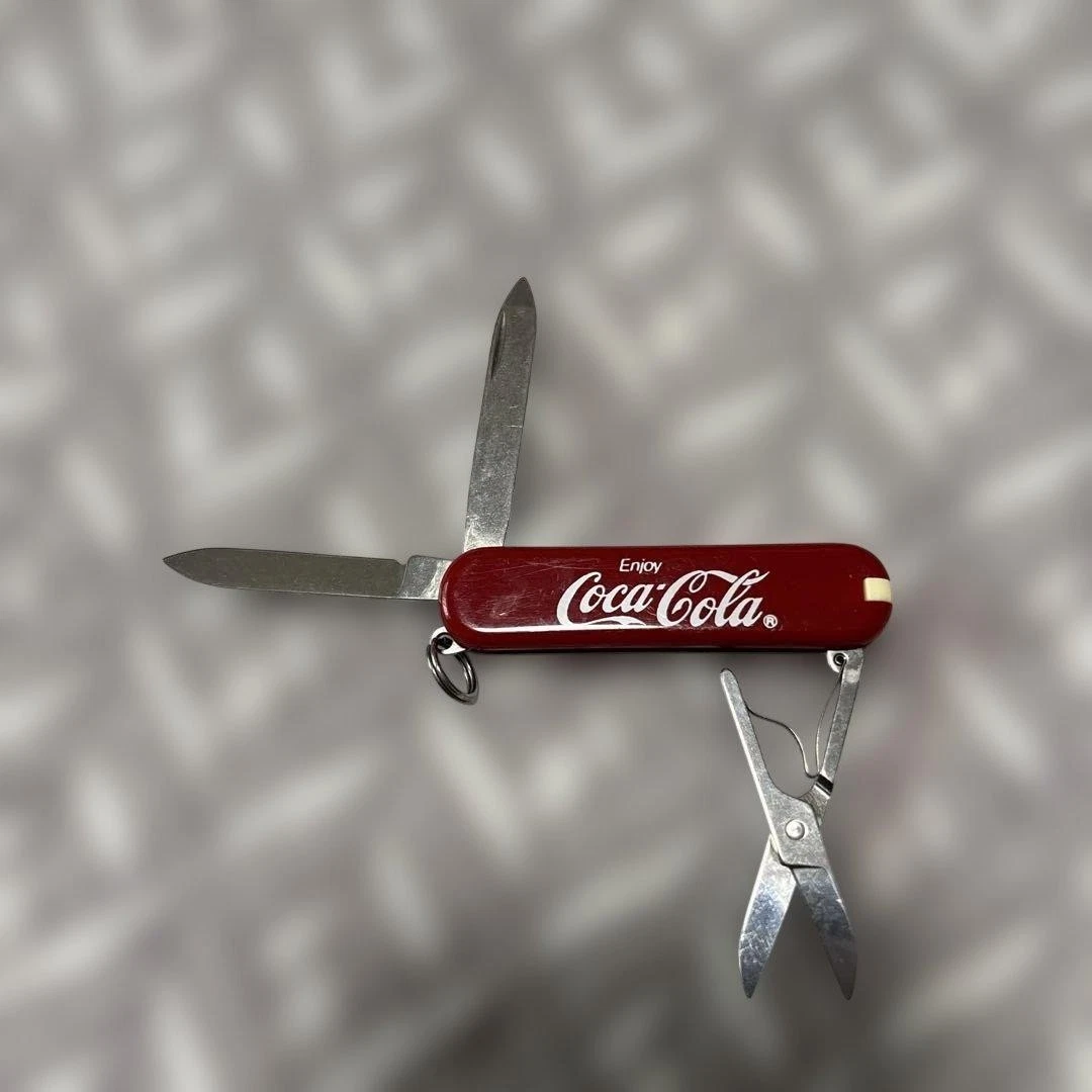 Coke Knife Indiana Collectible Modern Factory Manufactured Folding