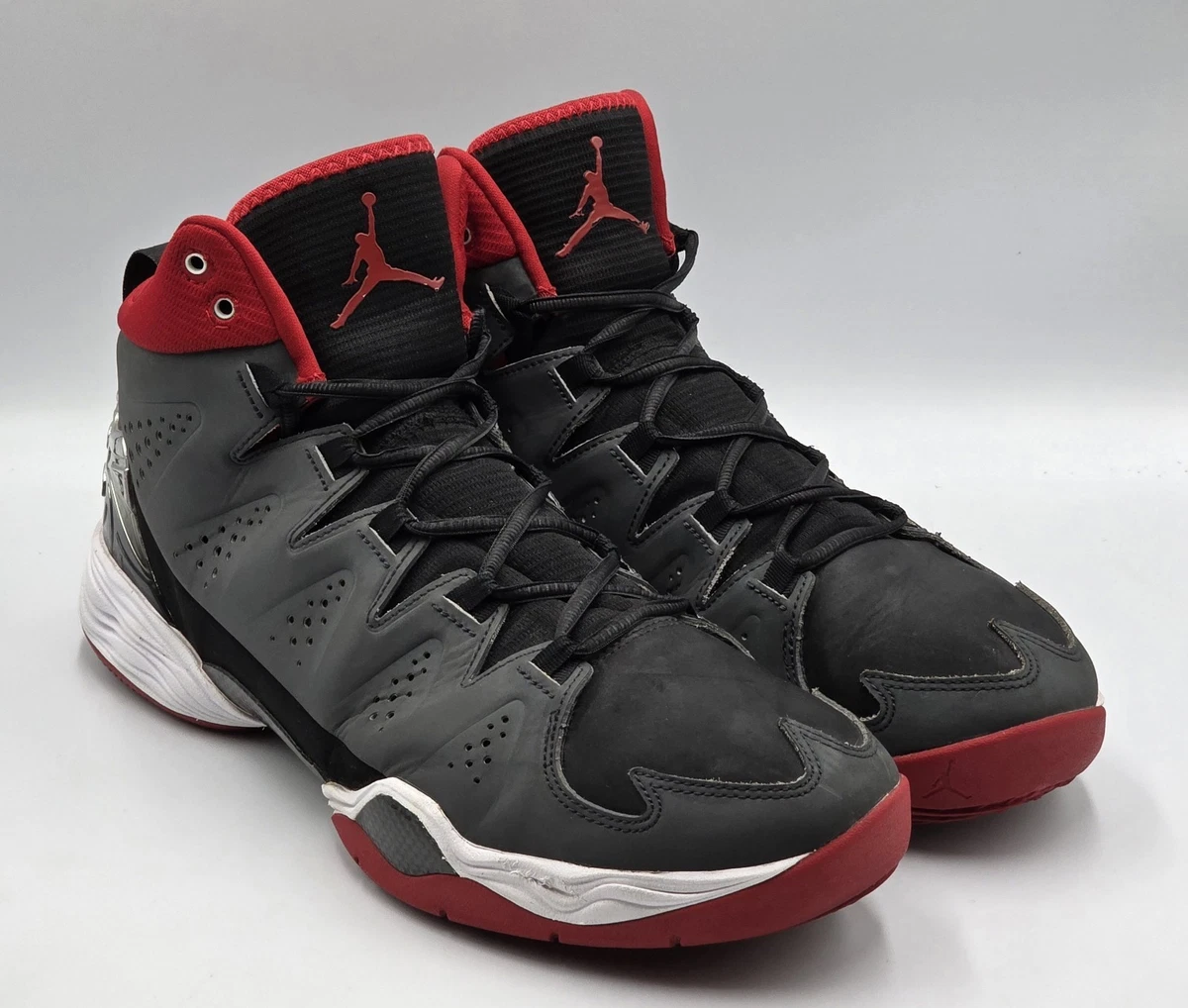 Jordan Melo M10 Mid Anthracite Red for Sale | Authenticity