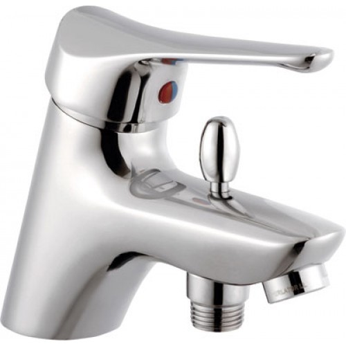 Mitigeur bain/douche monotrou Dilos avec inverseur automatique