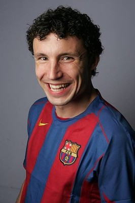 Mark van Bommel during his presentation at FC Barcelona on June 6 - Old Photo 2