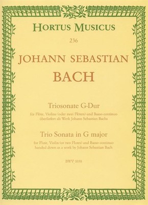 Trio Sonata for Flute, Violin (or two Flutes) and Basso continuo in G major (BWV