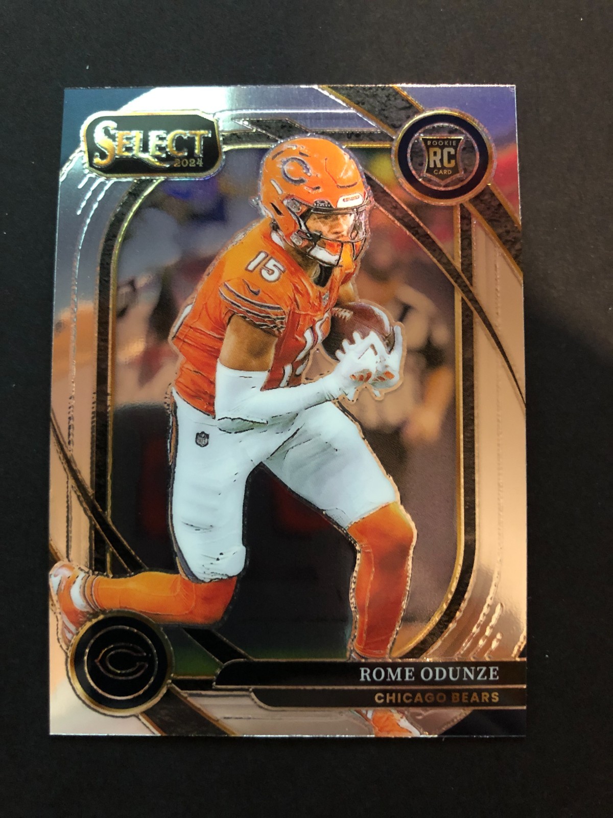 2024 Panini Select - Club Level Rome Odunze #236 Silver Prizm (RC)