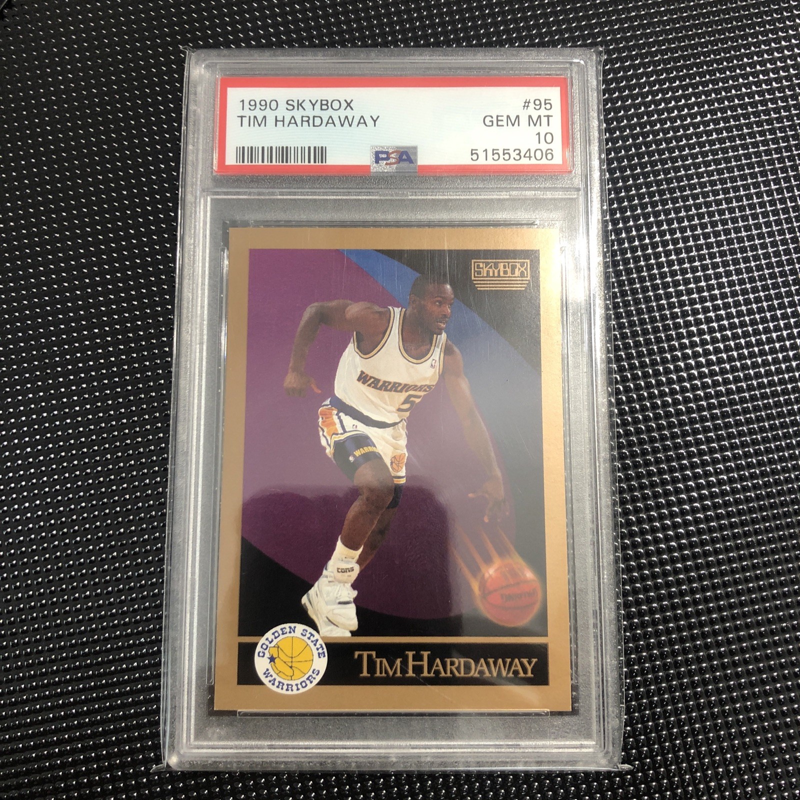 1990-91 Skybox Tim Hardaway RC #95 - PSA 10