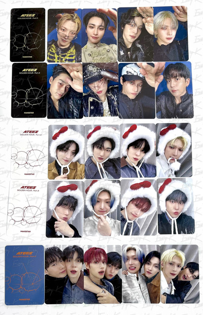 ATEEZ 13th Mini Album Golden Hour Part.4 MakeStar LuckyDraw Photocard!
