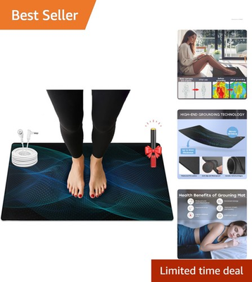 #ad Portable Grounding Mat for Bed or Desk Pain Relief Energy amp; Wellness 24x16in $74.95