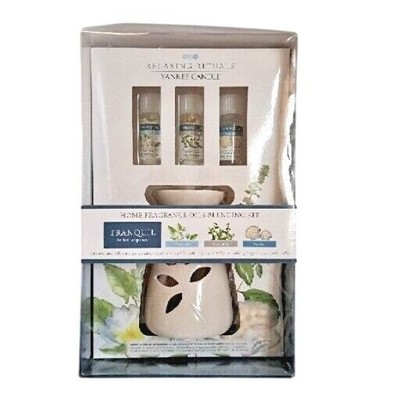 Yankee Candle Relaxing Rituals Tranquil Home Fragrance Oils Blending Kit Warmer