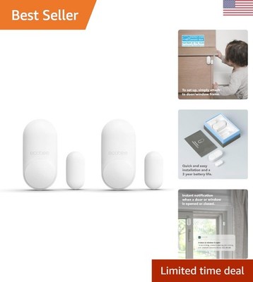 Wifi Contact Sensors for Home Security - 2 Pack, Easy Install, Long Battery Life