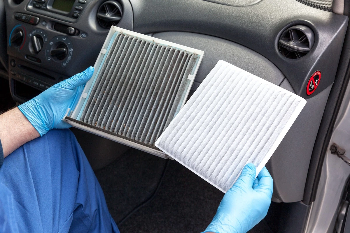 Replacement, rather than cleaning a cabin air filter, is preferable.