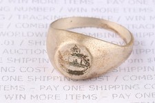WWI German empire submarine Ring navy war period WW1 Germany U-boat Marine Seama