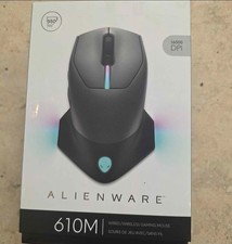Alienware AW610M Wireless Gaming Mouse 16000 DPI RGB Black New Open Box