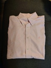 Brooks Brothers Mens Med Oxford Shirt Regular Fit Pink Supima Cotton Button Down