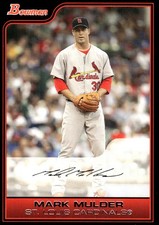 Mark Mulder 2006 Bowman #183 Cardinals MLB READ FREE SHIPPING AutographDen