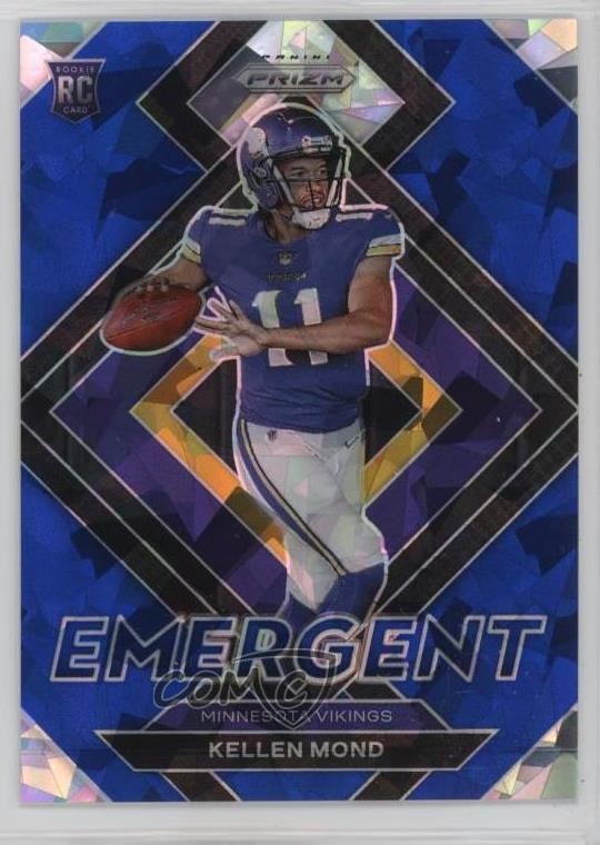 2021 Panini Prizm Emergent Blue Ice 46/99 Kellen Mond #E-17 Rookie RC 1fx9