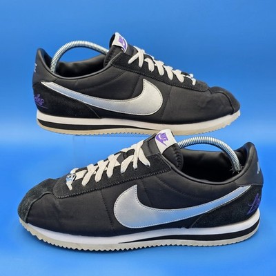 2018 Nike Cortez Basic Los Angeles Kings Black Silver Purple CI9873-001 Sz 11.5