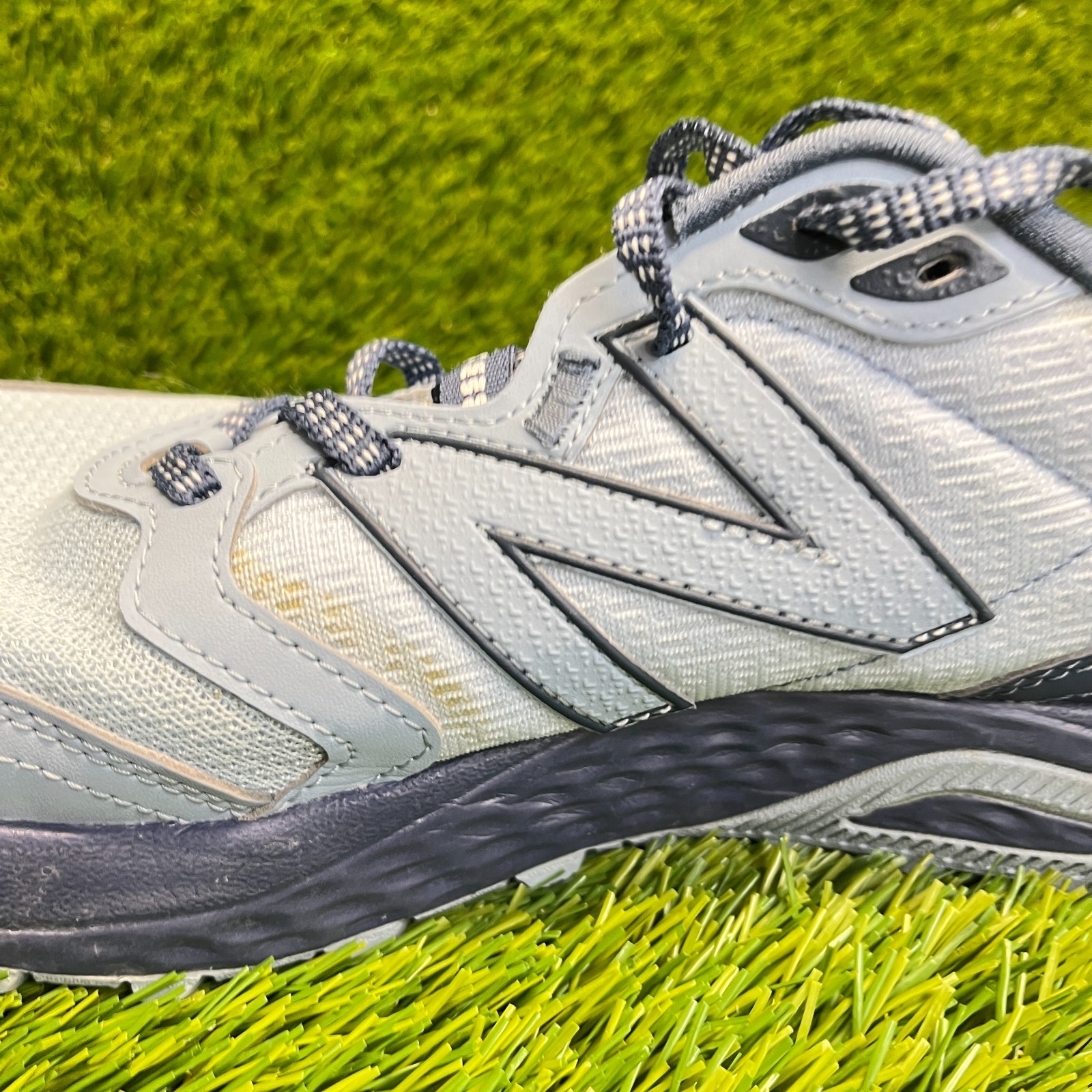 New Balance 410 v7 Womens Size 12 Blue Athletic Trail Running Shoes Sneakers thumbnail 3