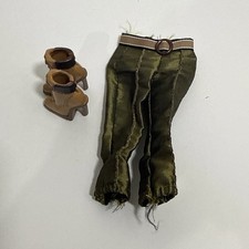 My Scene Clothing: Hanging Out - Madison Westley. Green Trousers Belt Shoes