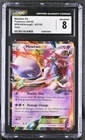 POKEMON 2015 XY Breakthrough MEWTWO EX CGC 8 #62 Near Mint  RARE