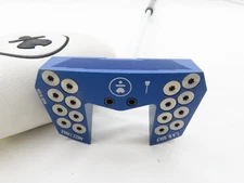 Used Lab Golf Mezz.1 Max Blue Broomstick 42" Putter 79* Accra White Graphite +HC