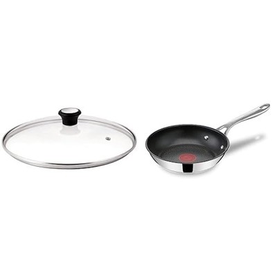 Jamie Oliver by Cook s Direct On Bratpfanne 20 cm & 20 cm Compatible Glass Lid