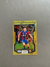 2023-24 PANINI SELECT FIFA SOCCER ROBERT LEWANDOWSKI Gold Lava /10