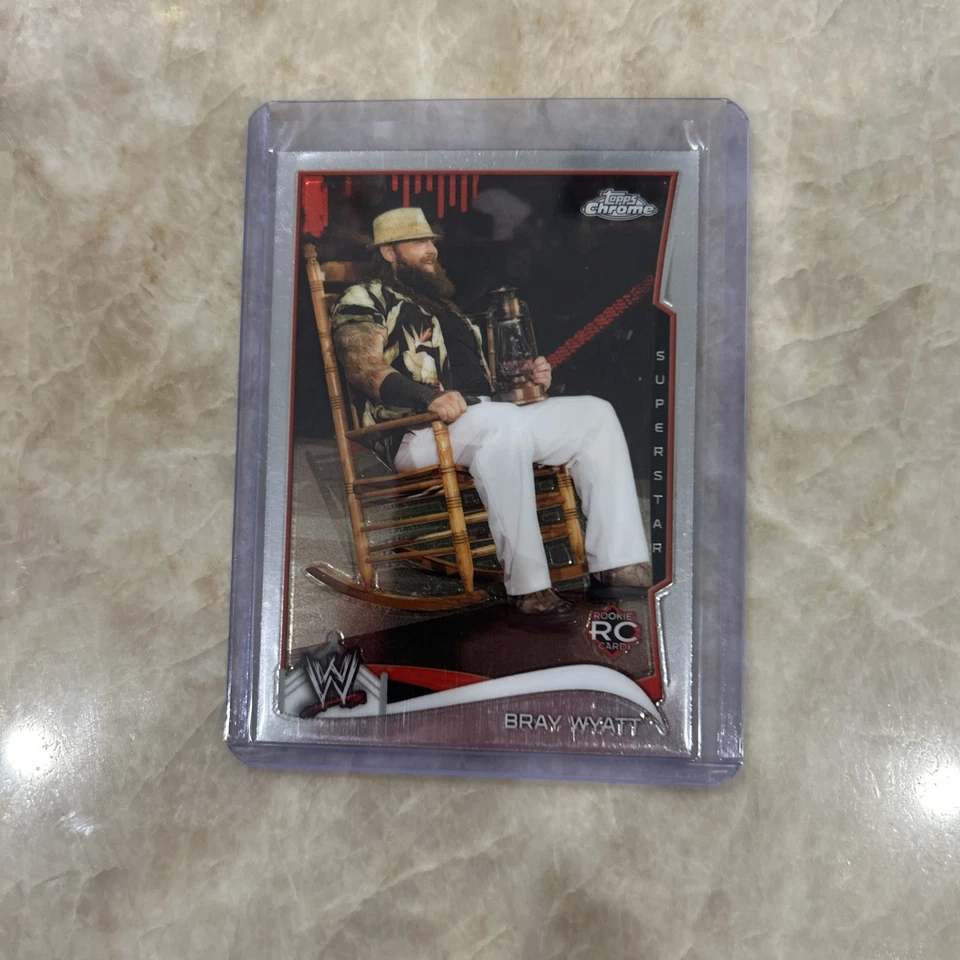 2014 Topps Chrome WWE Bray Wyatt #6 Rookie RC - Image 2 of 4