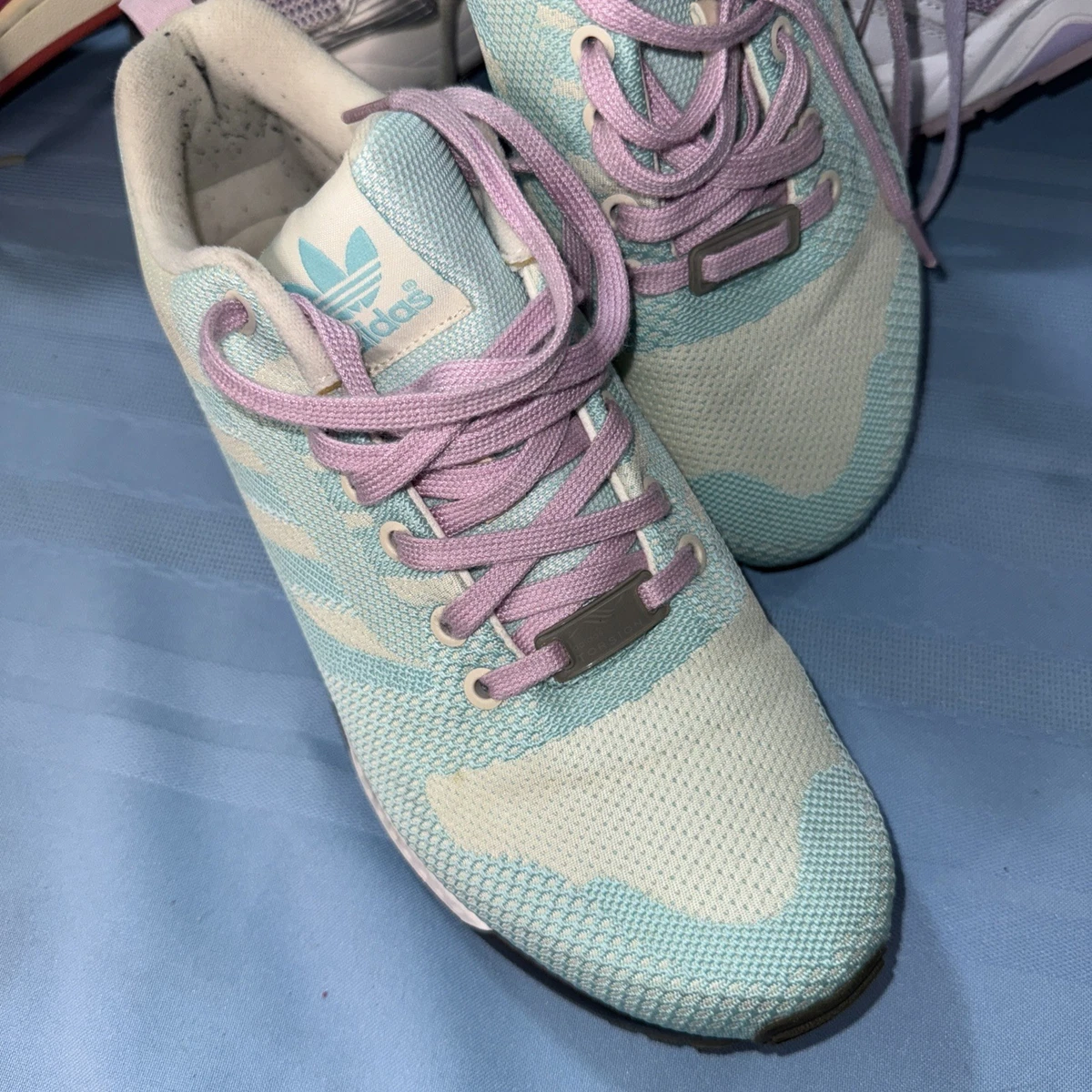 Adidas ZX Flux Shoes Green for sale | eBay