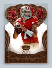 2013 Panini Crown Royale #27 Colin Kaepernick Bronze (Die Cut Crown)